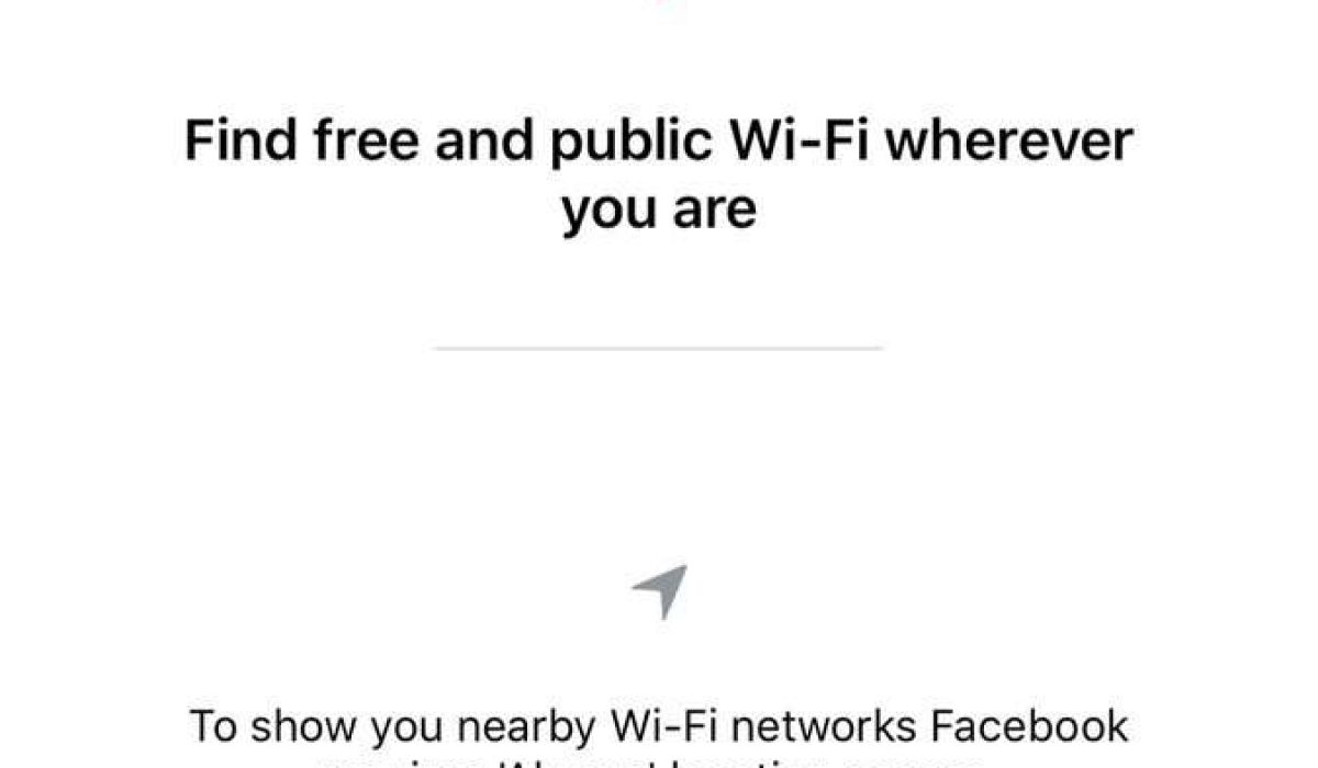 Facebook Wifi Finder